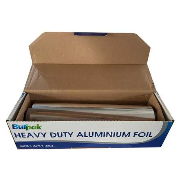 Burpak Heavy Duty Ağır Hizmet Tipi Alüminyum Folyo - 30 Cm. X 150 Metre - 18 Mikron - 10 Paket - Görsel 4
