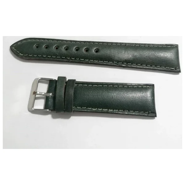Fado&Her Saate Uyumlu Hakiki Dana Derisi Saat Kordonu 20 Mm (122) Yeşil - Görsel 3
