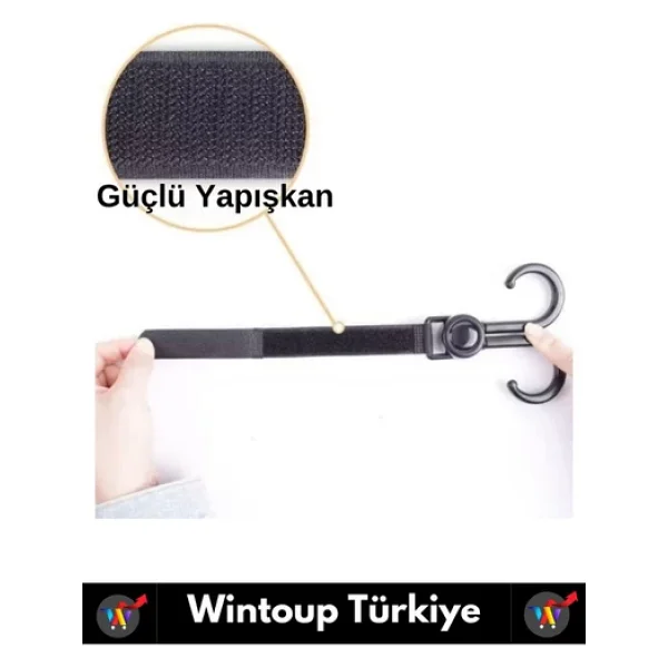 Premium Kompakt Poşet Taşıma Bisiklet Bebek Arabası Askısı Çok İşlevli Portatif Taşıma Kancası 4 Adt - Görsel 4