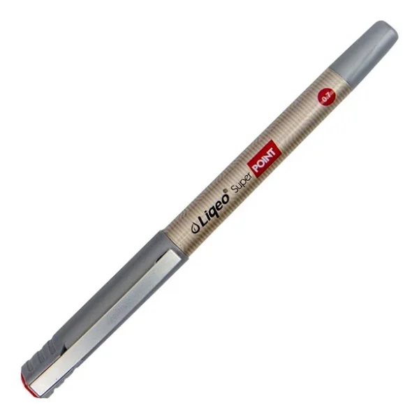Liqeo Super Point 0.7 mm Kırmızı Roller Kalem - Görsel 3