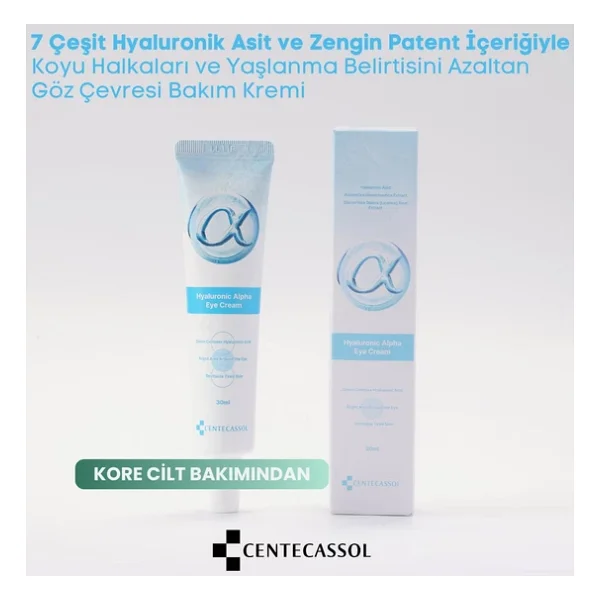 CENTECASSOL Göz Çevresine Özel Bakım: Hyaluronic Alpha Eye Cream ile Canlı Bakışlar - Görsel 5