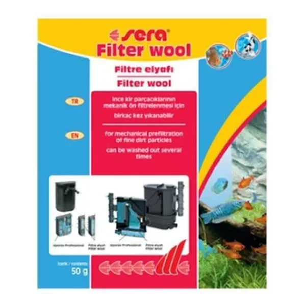 Sera Elyaf 50 gr Akvaryum Filtre Malzemesi - Görsel 6