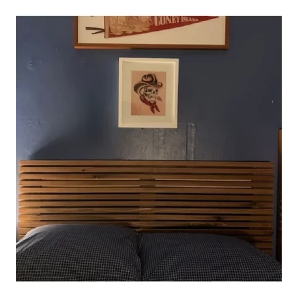 pinoxi 160cm Ahşap 2 Adet Raflı Yatak Başlığı 160cm X 60cm Ceviz - Görsel 2