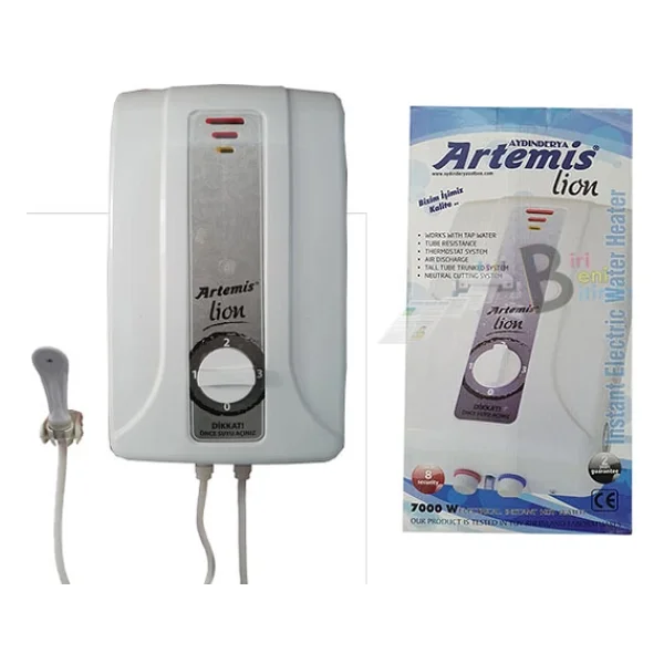 Lion Elektrikli Şofben - Ani Su Isıtıcı - 8 Emniyetli - 7000w - Görsel 5