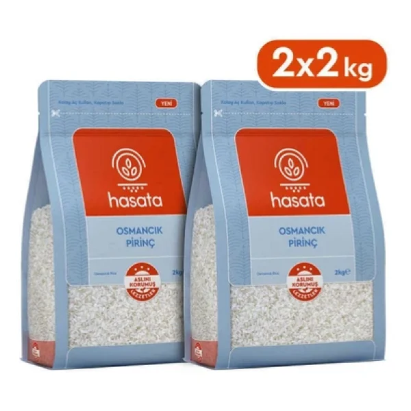 Hasata Osmancık Pirinç 2000 Gr X 2 Adet - Görsel 4