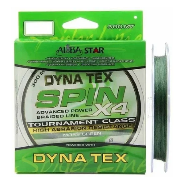 Alba Star Dyna Tex Spin 4X 300 m 0.30 mm 18.16 kg İp Misina - Görsel 2