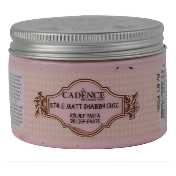 Shabby Chic Rölyef Pasta SR-08 Bebek Pembe 150ML - Görsel 2