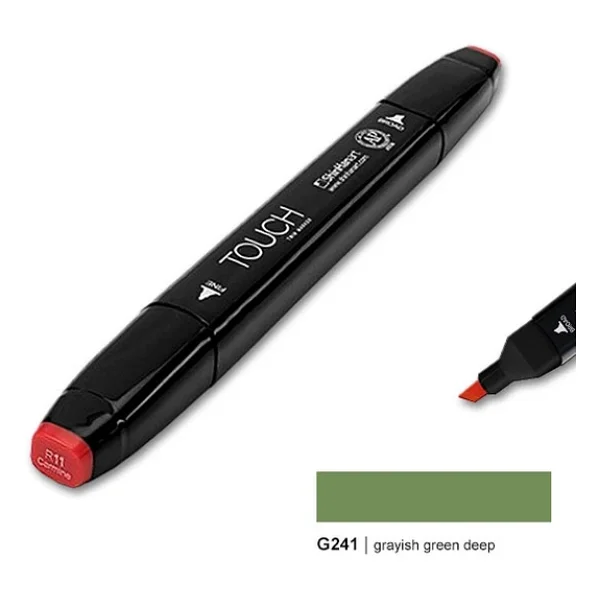 Touch Twin Marker G241 Grayish Green Deep - Görsel 4