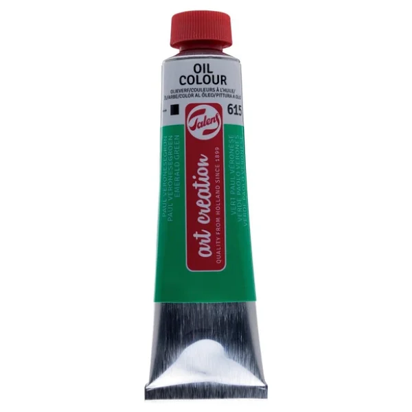 Talens Art Creation 40 ml Yağlı Boya 615 Emerald Green - Görsel 5