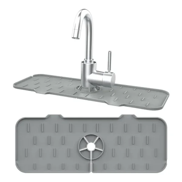 Siprona Premium Ürün Evye Mutfak Lavabo Bataryası Musluk Altı Su Emici Matı Su Sızdırmaz Önleyici Mat - Görsel 2
