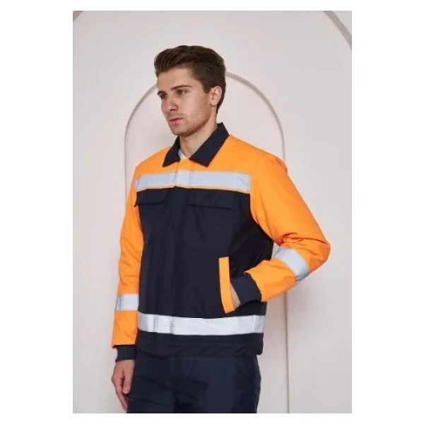 Orange Safety Soğuk Hava Montu Su ve Rüzgar İticili Turuncu - Görsel 3