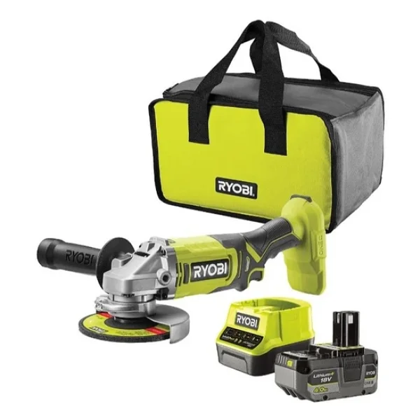 Ryobi ONE+ RAG18125-1C40S 18V 4 Ah 125 mm Akülü Avuç Taşlama - Görsel 5