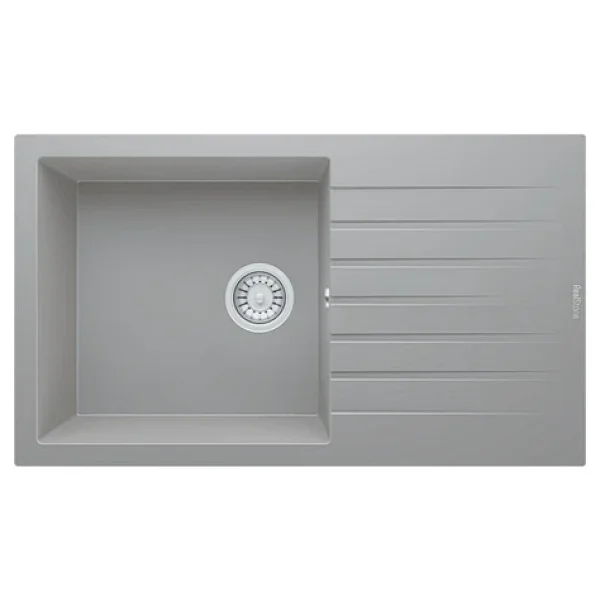 RealStone P014 Loadikya 86 XL Gri Tezgah Üstü Eviye - Görsel 6