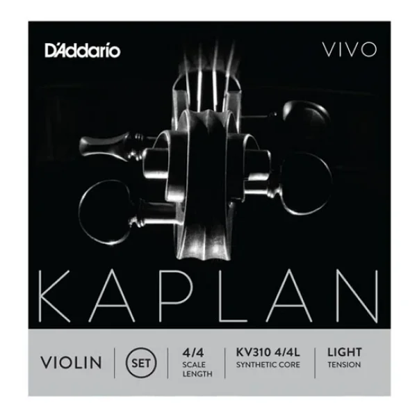 D'Addario Kaplan Vivo KV310 4/4L Keman Teli - Görsel 2