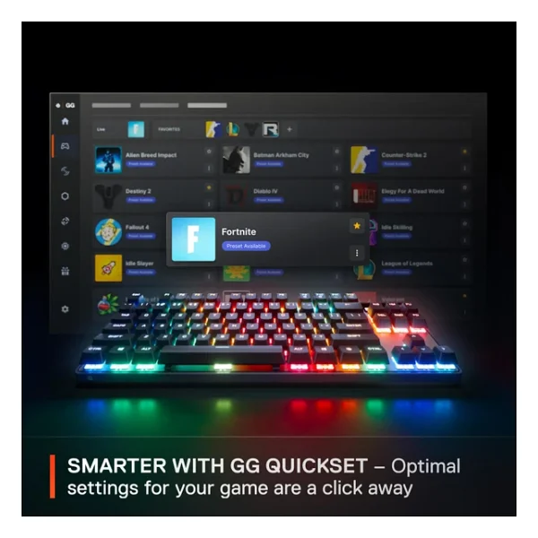 SteelSeries Apex Pro TKL Gen 3 Siyah RGB OmniPoint Switch Kablolu Mekanik Oyuncu Klavyesi - Görsel 5