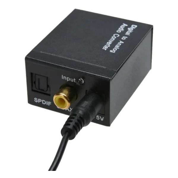Dijital To Analog 3.5 Mm Optik Ses Tos Çevirici Dönüştürücü Adaptör 5057 - Görsel 4