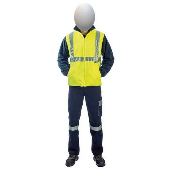 Reflektörlü Oxford Çift Renk 300d Oxford 5+1 Parka Sarı Sarı - Görsel 10