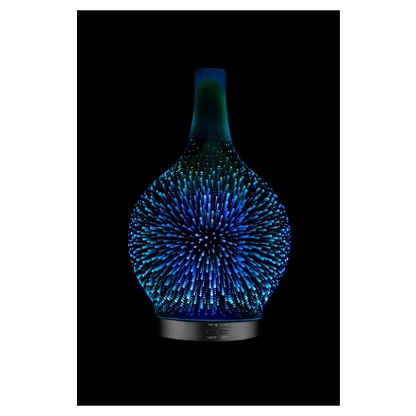 Discover Spark Dekoratif Işıklı Cam Hava Nemlendirici Esansiyel Uçucu Yağ Aroma Difüzörü - Görsel 6