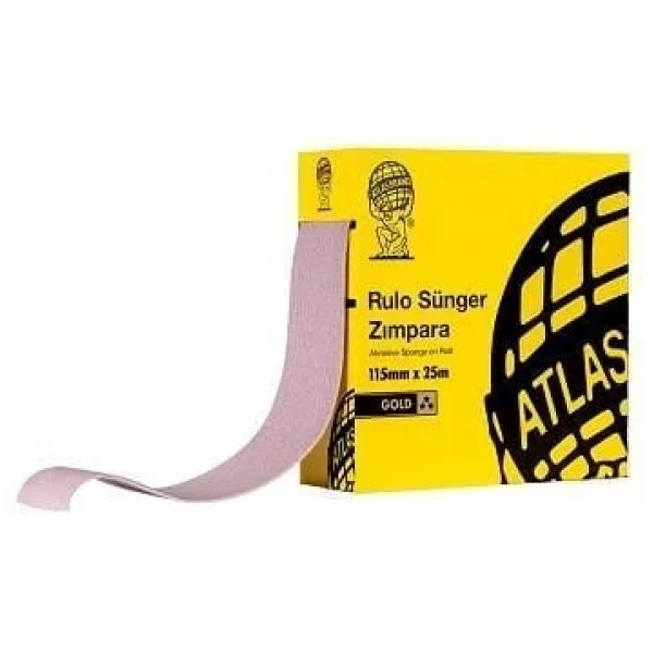 Atlas Gold 80 Kum Sünger Zımpara 115 mm 1 Metre - Görsel 3