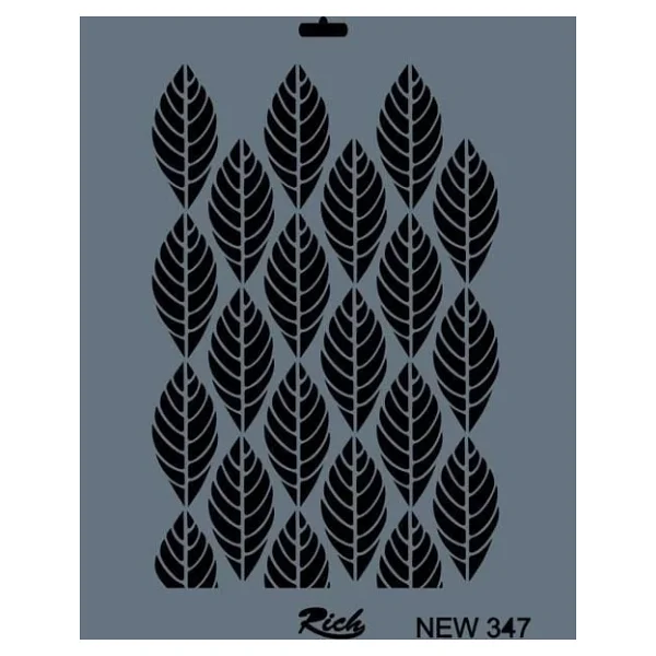 Rich New Seri N-347 Stencil 35x25 cm - Görsel 5