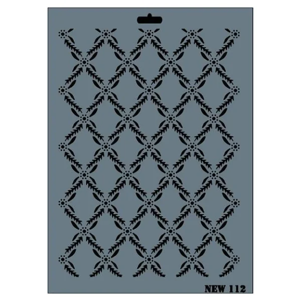 Rich New Seri N-112 Stencil 35x25 cm - Görsel 3