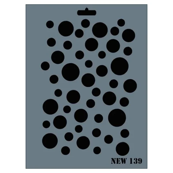 Rich New Seri N-139 Stencil 35x25 cm - Görsel 2