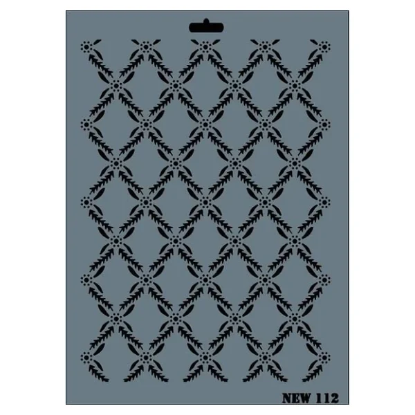 Rich New Seri N-112 Stencil 35x25 cm - Görsel 5