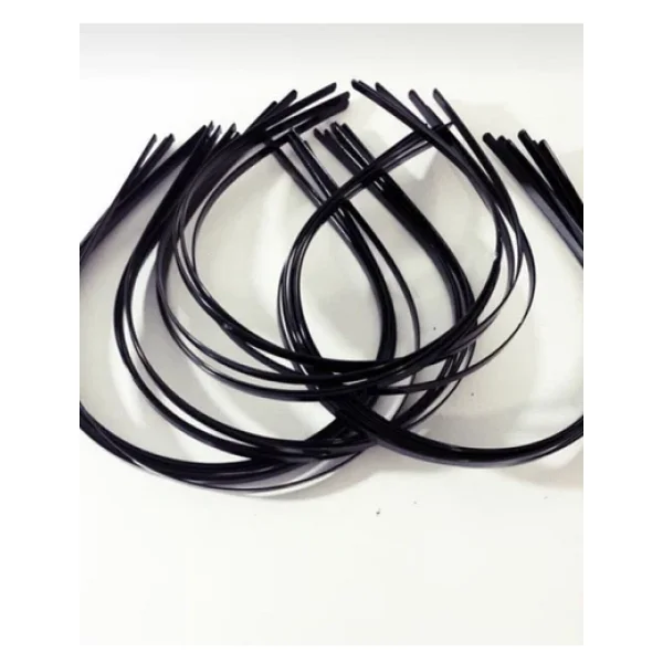 ycldantel 12 Adt 3mm Siyah Metal Tel Taç - Görsel 2
