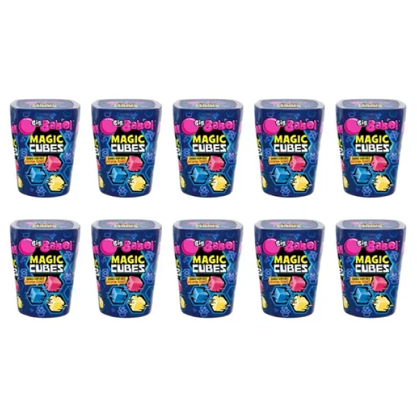 Big Babol Magic Cubes Karışık Meyve Aromalı Sakız 86 gr x 10 Adet - Görsel 2