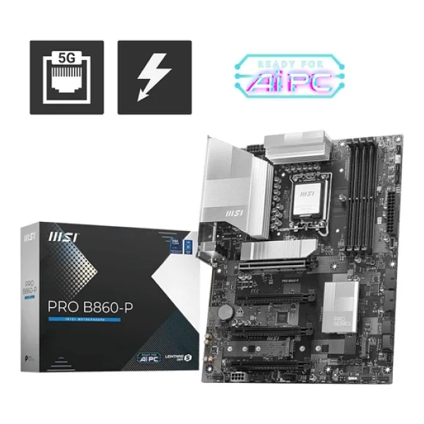 MSI Pro B860-P Intel LGA1851 DDR5 ATX Anakart - Görsel 7