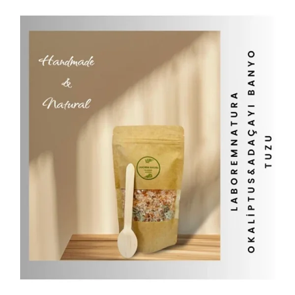 laborem Natura Okaliptüs & Adaçayı Banyo Tuzu (AYAK TUZU & BODY SCRUB) 200 gr - Görsel 3