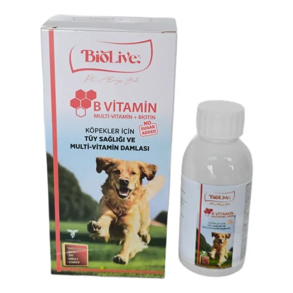 Biolive 100 gr Köpek Multivitamin ve Tüy Sağlığı Damlası - Görsel 6
