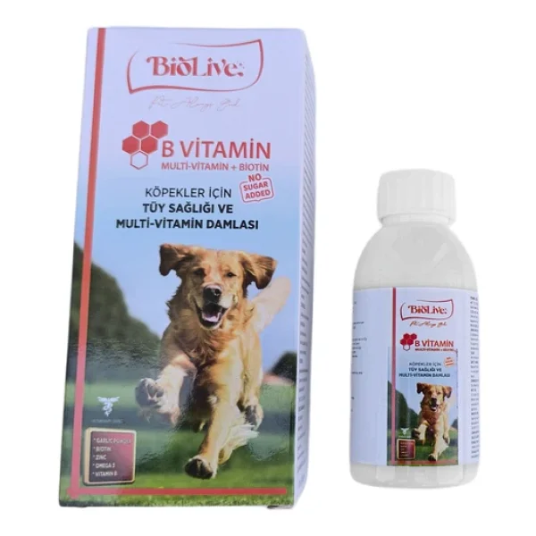 Biolive 100 gr Köpek Multivitamin ve Tüy Sağlığı Damlası - Görsel 5