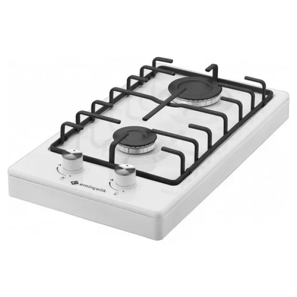 Eminçelik 41 121 Beyaz Set Üstü Domino Ocak - Görsel 3