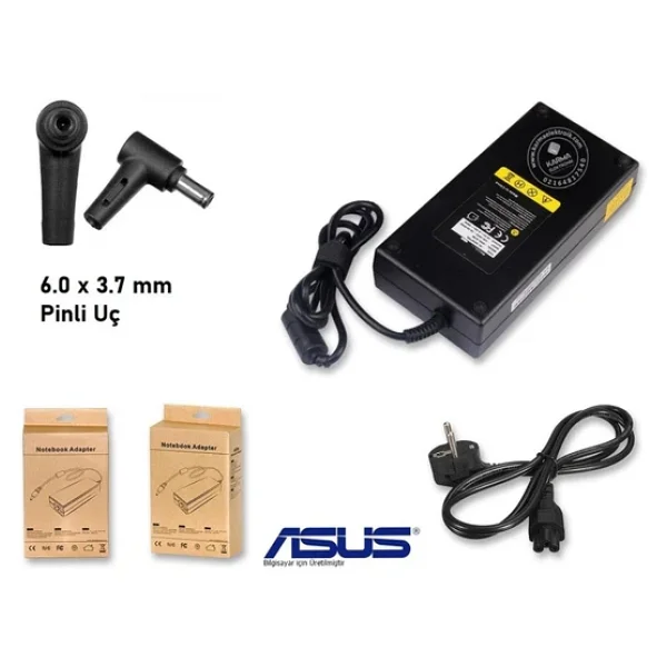 Asus TUF Gaming F15 FX507VU-LP260 uyumlu Notebook Adaptör, Şarj Cihazı 180W - Görsel 2