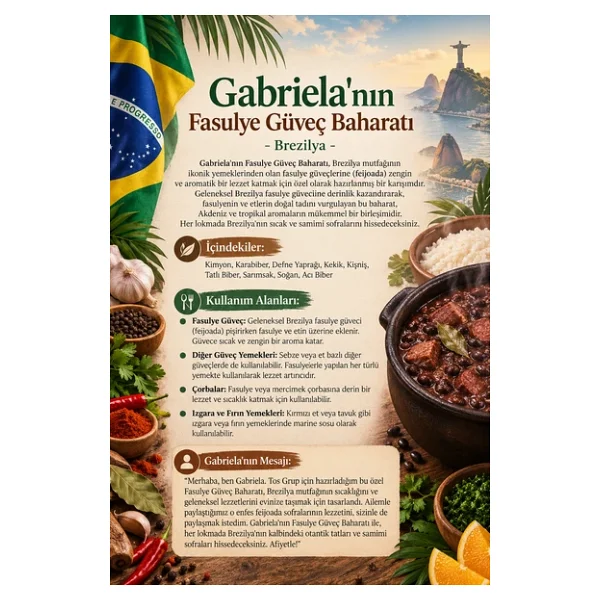 Gabriela'nın Fajita Baharatı 100 gr Gabriela's Fajita Seasoning - Görsel 4