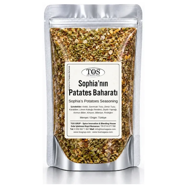 Sophia'nın Patates Baharatı 100 gr Sophia's Potatoes Seasoning - Görsel 2