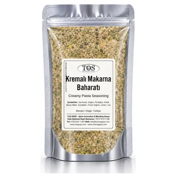 Lucia'nın Kremalı Makarna Baharatı 100 gr Lucia's Creamy Pasta Seasoning - Görsel 2