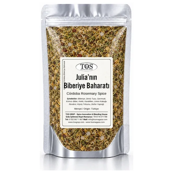 Julia'nın Cordoba Biberiye Baharatı 100 gr Julia's Cordoba Rosemary Spice - Görsel 2