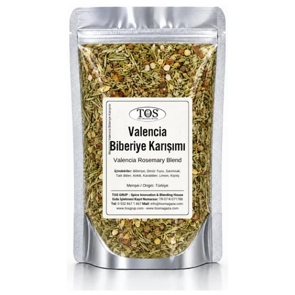 Maria'nın Valencia Biberiye Karışımı 100 gr Maria's Valencia Rosemary Blend - Görsel 2