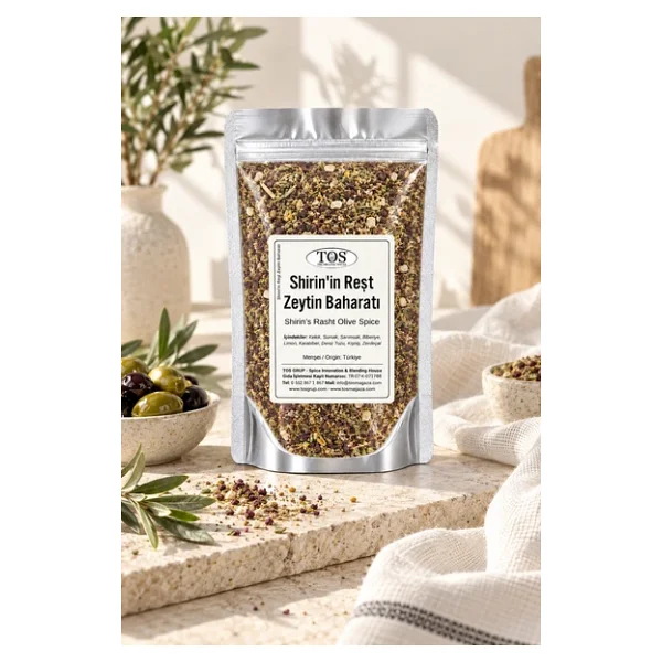 Shirin'in Reşt Zeytin Baharatı 100 gr Shirin's Rasht Olive Spice - Görsel 3
