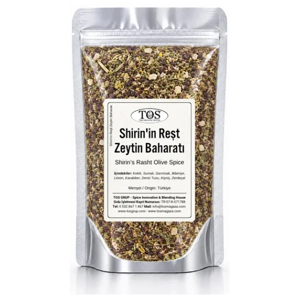 Shirin'in Reşt Zeytin Baharatı 100 gr Shirin's Rasht Olive Spice - Görsel 2