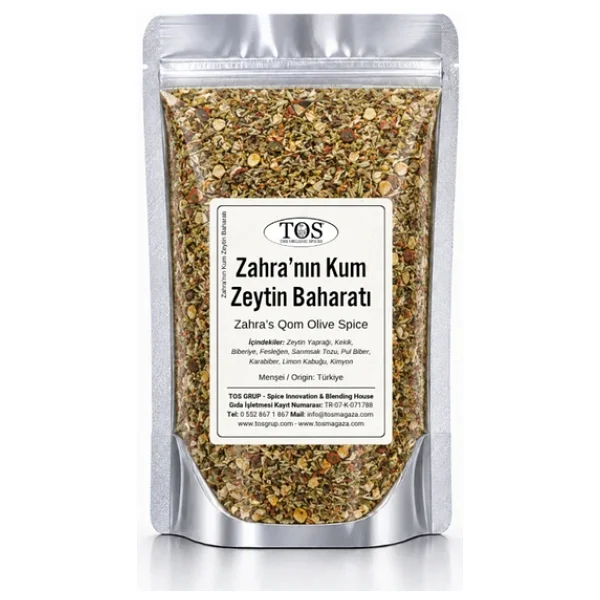 Zahra'nın Kum Zeytin Baharatı 500 gr Zahra's Qom Olive Spice - Görsel 2