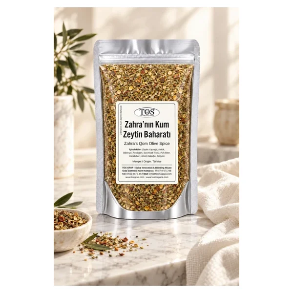 Zahra'nın Kum Zeytin Baharatı 500 gr Zahra's Qom Olive Spice - Görsel 3