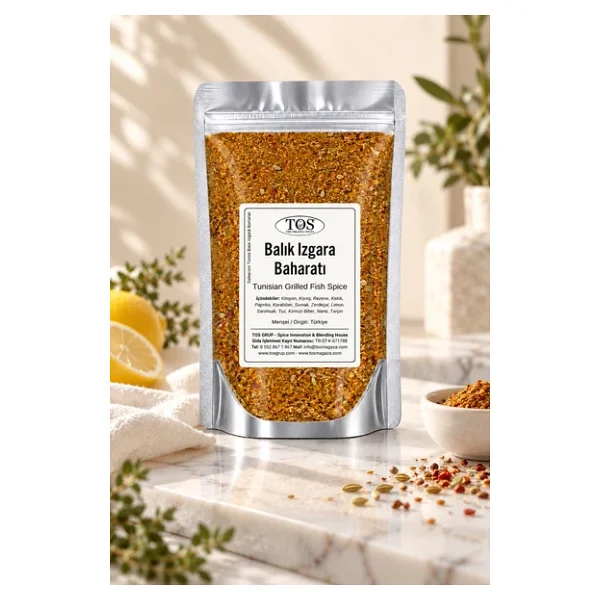 Salwa'nın Tunus Balık Izgara Baharatı 100 gr Salwa's Tunisian Grilled Fish Spice - Görsel 2