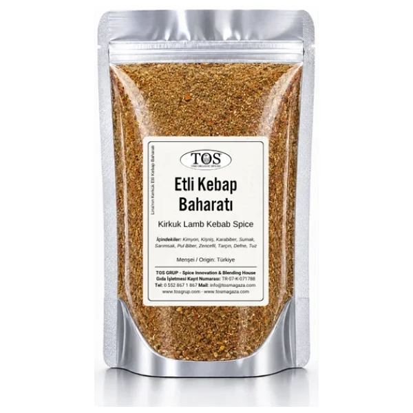 Lina'nın Kerkük Etli Kebap Baharatı 250 gr Lina's Kirkuk Lamb Kebab Spice - Görsel 2