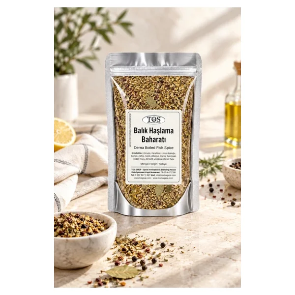 Lamis'in Derne Balık Haşlama Baharatı 500 gr Lamis's Derna Boiled Fish Spice - Görsel 3
