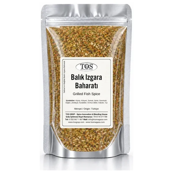 Salma'nın Bağdat Balık Izgara Baharatı 100 gr Salma's Baghdad Grilled Fish Spice - Görsel 2