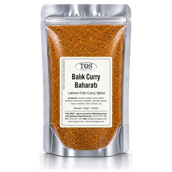 Nida'nın Lahor Balık Curry Baharatı 500 gr Nida's Lahore Fish Curry Spice - Görsel 2