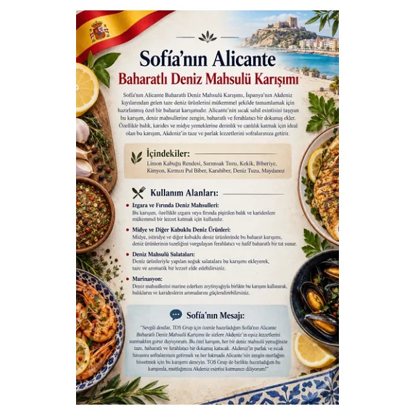 Sofia'nın Meksika Anisette Baharatı 100 gr Sofia's Mexican Anisette Spice - Görsel 4